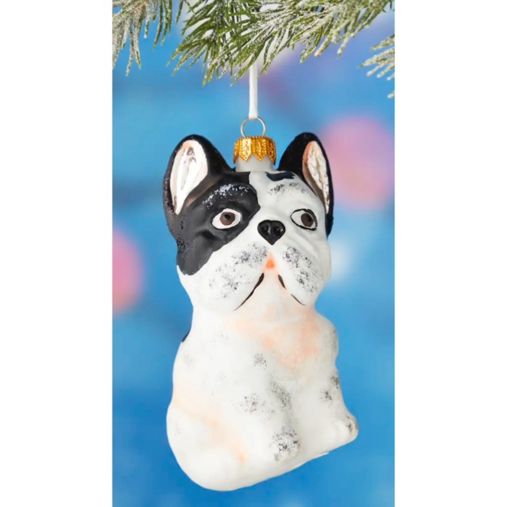 Bergdorf Goodman | French bulldog Christmas ornament